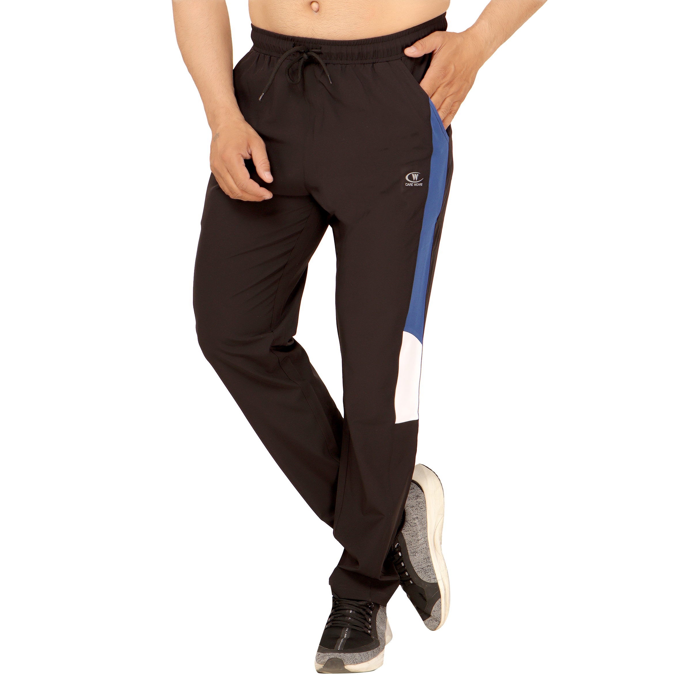 Men's NS Lycra Track Pants for Night Wear Running Gym Workout Yoga