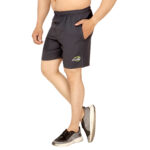 CAREWEARS NS Lycra Fabric Solid Dark Grey Men’s Shorts